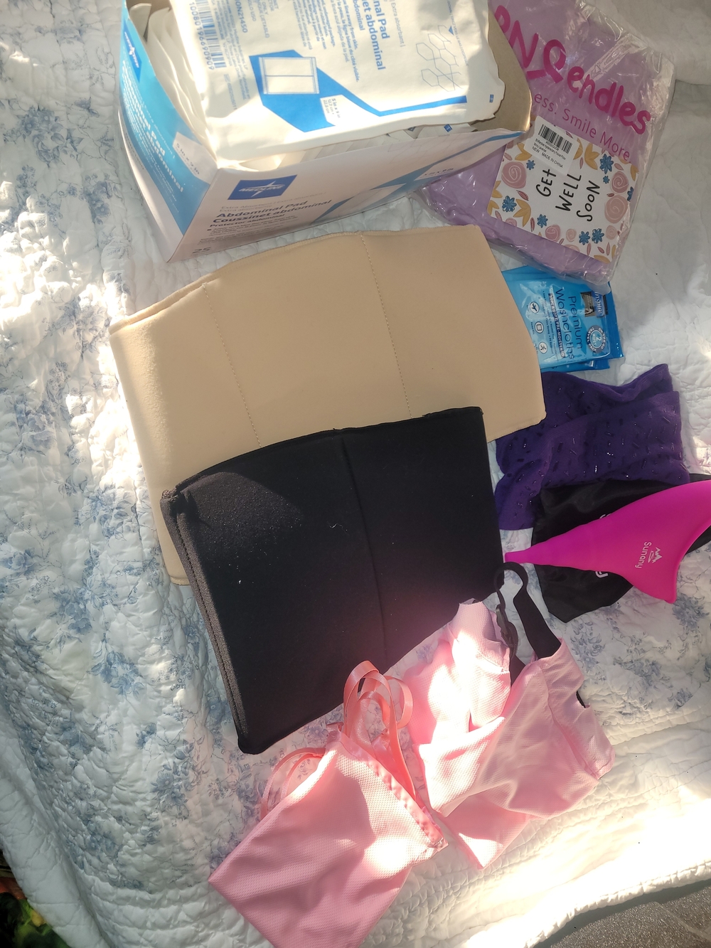 Beige and Black Waist Trainer Set